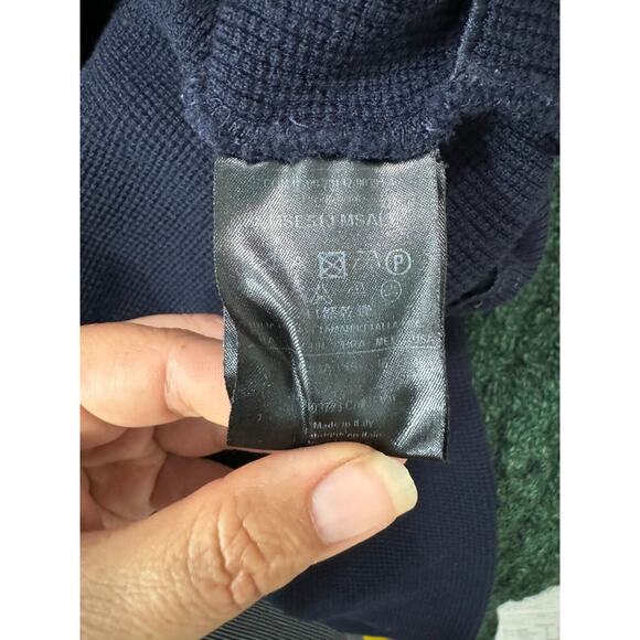 GIORGIO ARMANI Wool Cardigan Grandpa Sweater Luxury IT 46/US XL - Picture 11 of 16